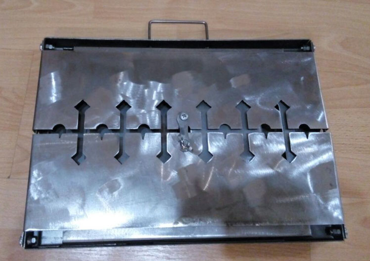 готовый разборный мангал на 7 шампуров